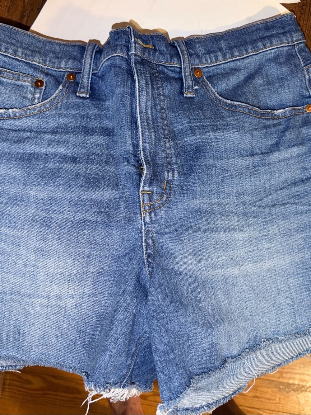 Classic Madewell Blue Denim Jeans Shorts